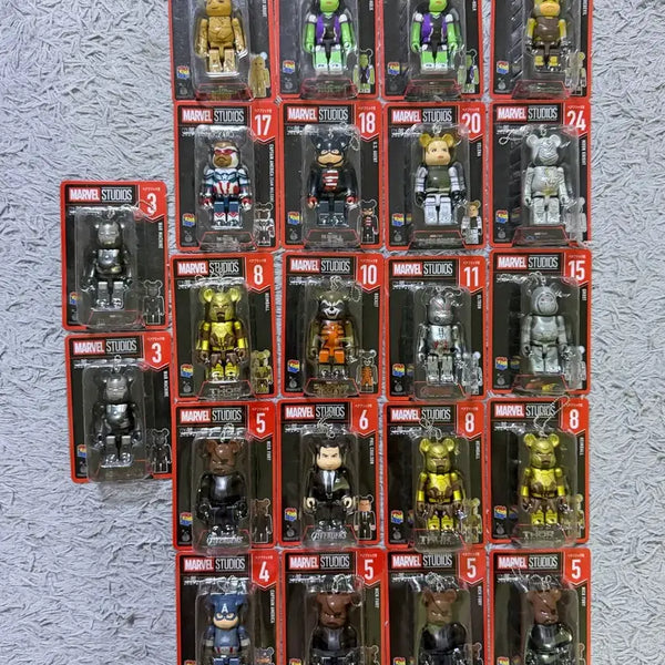 [BUNJANG] Marvel Happy Kuji Be@rbrick Figure / 베어브릭 해피쿠지 마블