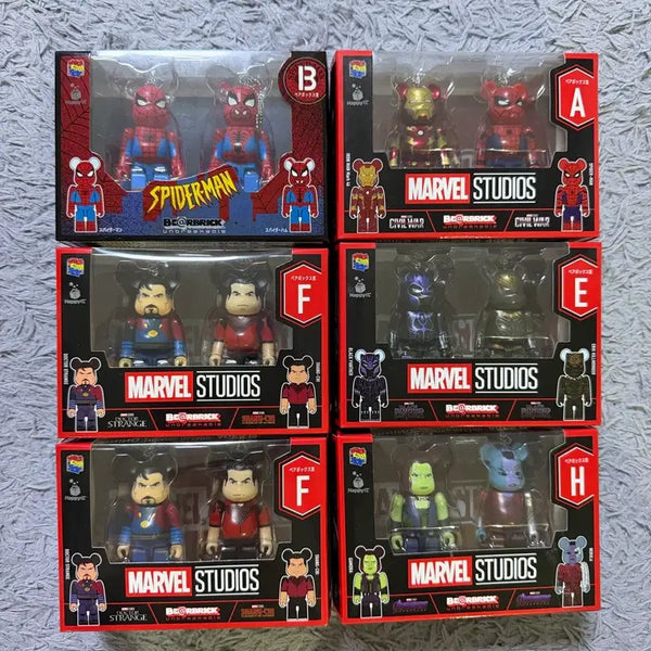 [BUNJANG] Bearbrick Happy Kuji Marvel & Spider-Man Top Prize / 베어브릭 해피쿠지 마블 및 스파이더맨 상위상