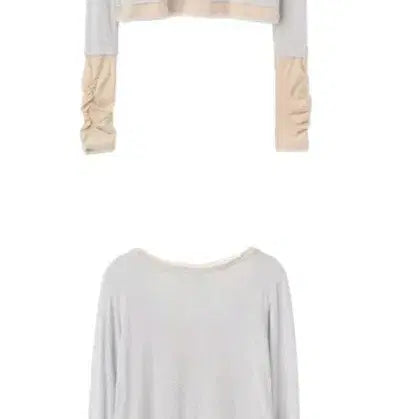 [BUNJANG] Sculptor Triple Layered Sleeve T-shirt / 스컬프터 트리플 레이어드 슬리브 티