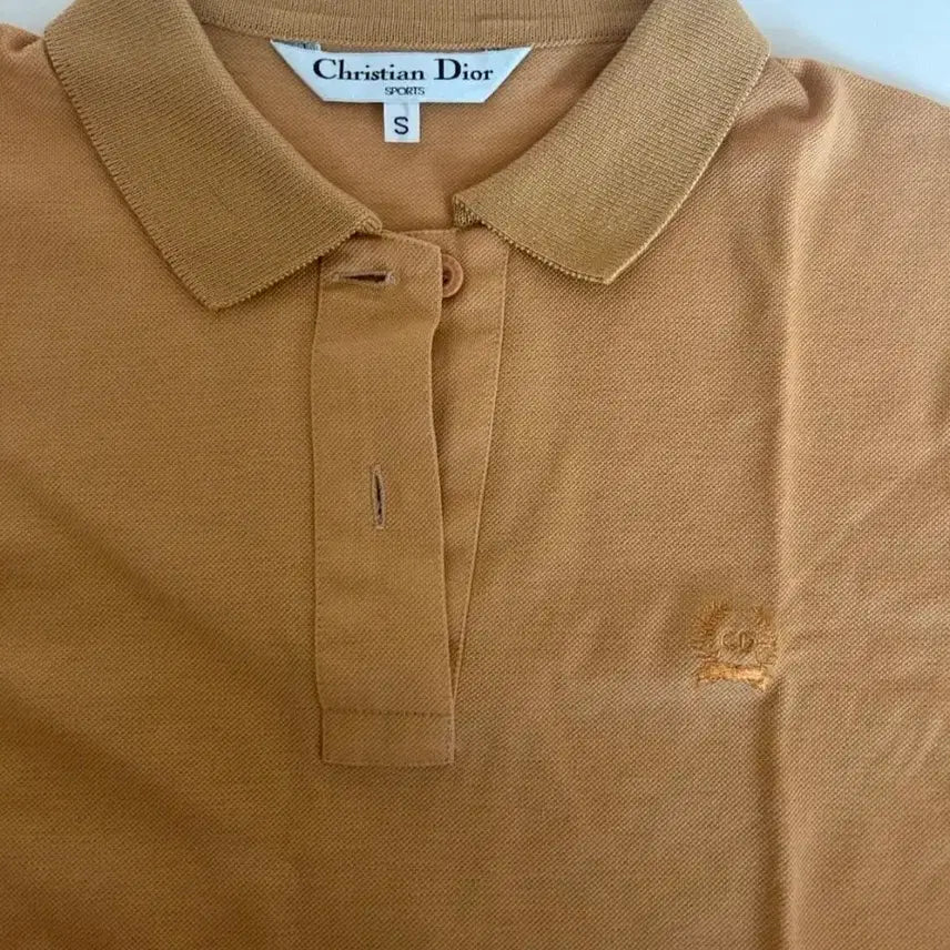 [BUNJANG] Christian Dior Sport Gold Line Polo Shirt - Size S / 크리스찬디올 스포츠 골드 라인 카라티 S