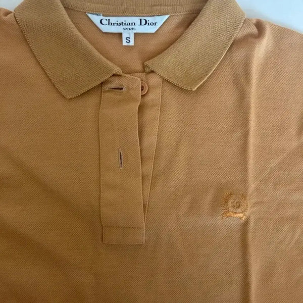 [BUNJANG] Christian Dior Sport Gold Line Polo Shirt - Size S / 크리스찬디올 스포츠 골드 라인 카라티 S