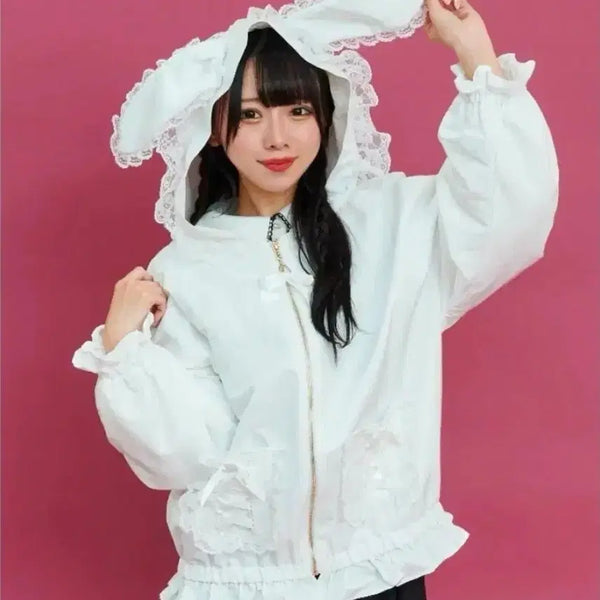 [BUNJANG] Secret Honey Usamimi Blouson Jacket (Black) / (정품/교판) 시크릿 허니 시허니 우사미미 블루종 | ㅅㅊㅇ 리즈리사