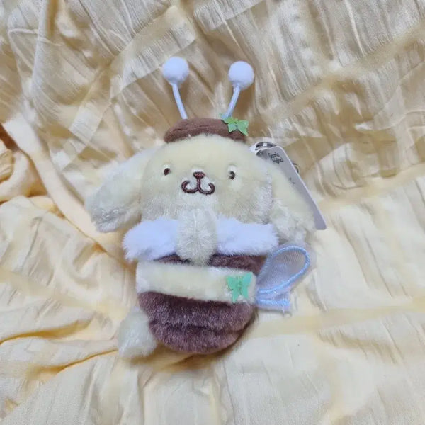[BUNJANG] Pompompurin Bee Plush Keychain / 폼폼푸린 꿀벌 인형 키링