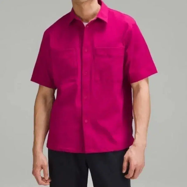 [BUNJANG] Lululemon Pink Short Sleeve Shirt / 룰루레몬 핑크 반팔 셔츠