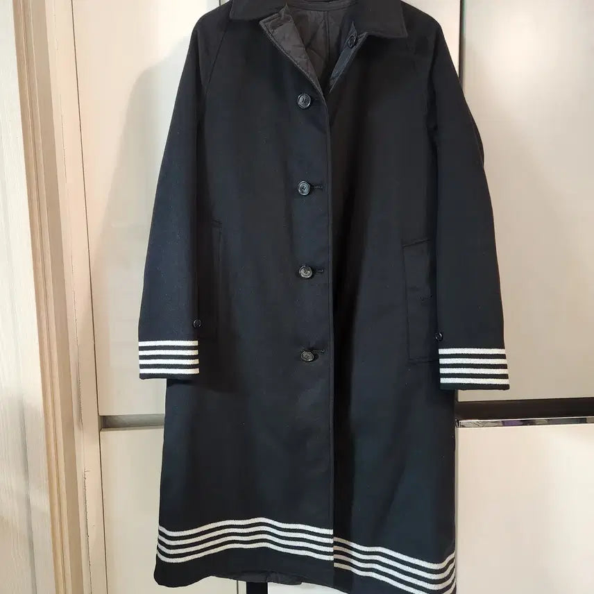 [BUNJANG] Burberry Doncaster Reversible Coat / 버버리 코트 Burberry Doncaster Stripe Detail