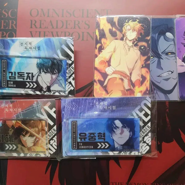 [BUNJANG] Omniscient Reader's Viewpoint Guma World Exhibition Catalog Name Tag Photocard Bundle Set / 전지적독자시점 전독시 구마전 전시도록 이름표 포토카드 일괄