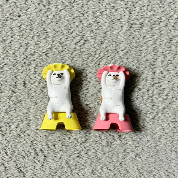 [BUNJANG] Shampooing Cat Gacha Figure / (세트) 샴푸하는 고양이 가챠 피규어 목욕 온천 사우나