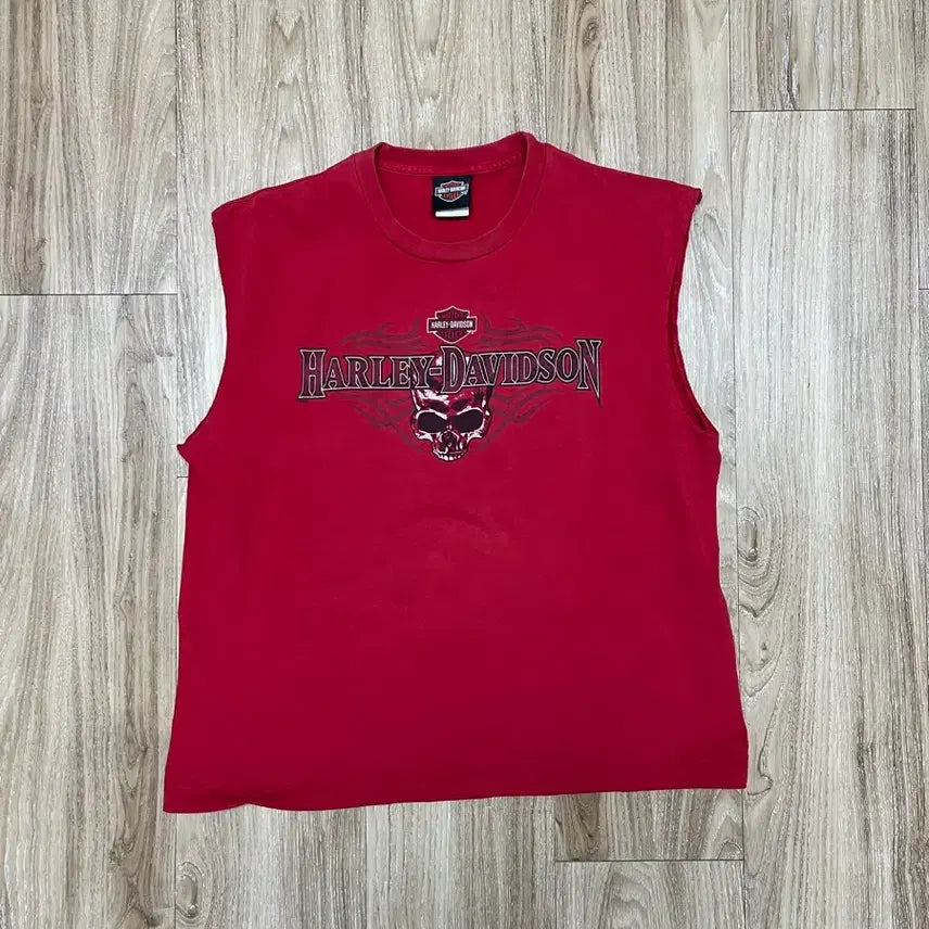 [BUNJANG] Harley-Davidson Sleeveless T-Shirt L - Made in USA / USA 할리데이비슨 슬리브리스 티셔츠 L