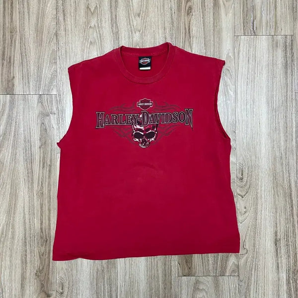 [BUNJANG] Harley-Davidson Sleeveless T-Shirt L - Made in USA / USA 할리데이비슨 슬리브리스 티셔츠 L