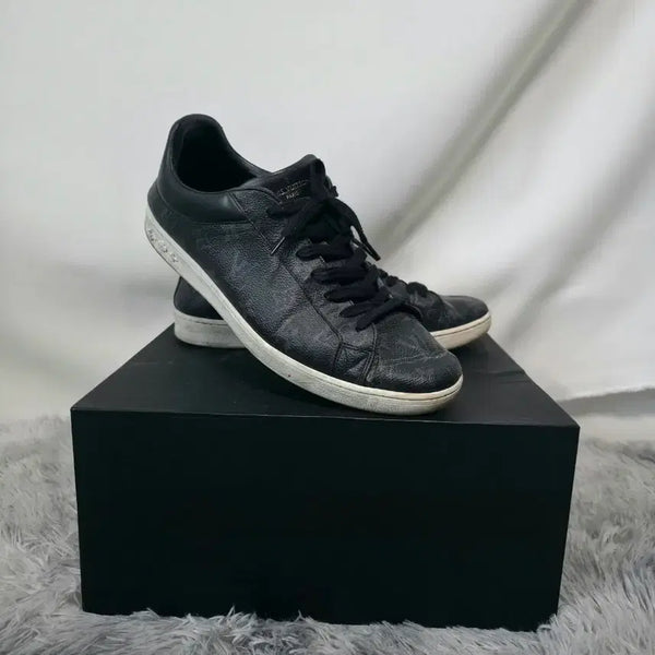 [BUNJANG] Louis Vuitton Monogram Sneakers Black / [정품/당일출고] 루이비통 모노그램 스니커즈 블랙