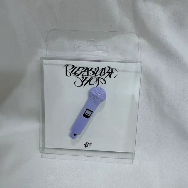[BUNJANG] SHINee Key Pleasure Shop Mic Badge (MIC VER.) / 샤이니 키 플레져샵 마이크뱃지 미사용