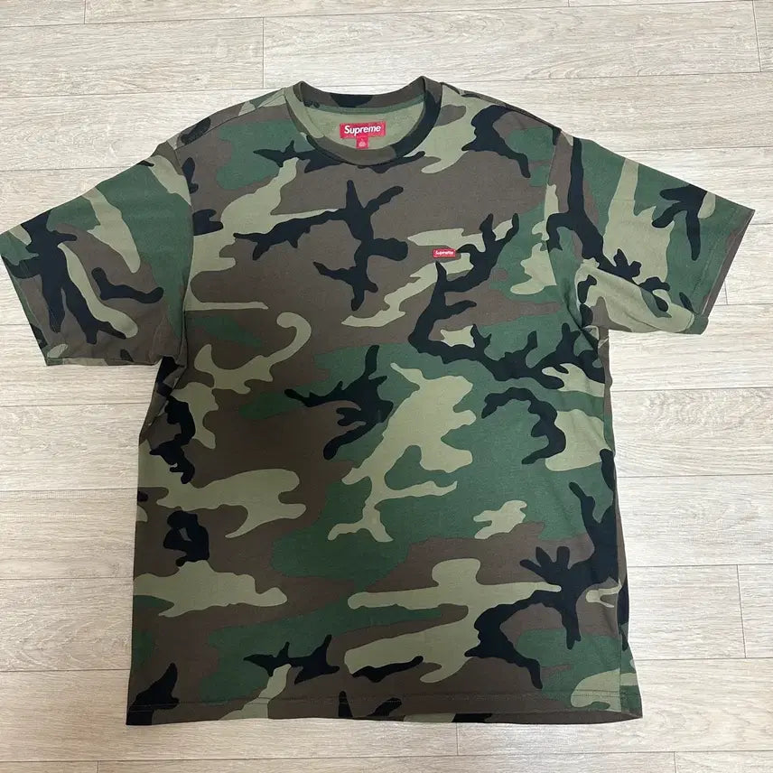 [BUNJANG] Supreme Small Box Logo Short Sleeve T-Shirt Camo L / [L]슈프림 스몰 박스로고 반팔티 카모