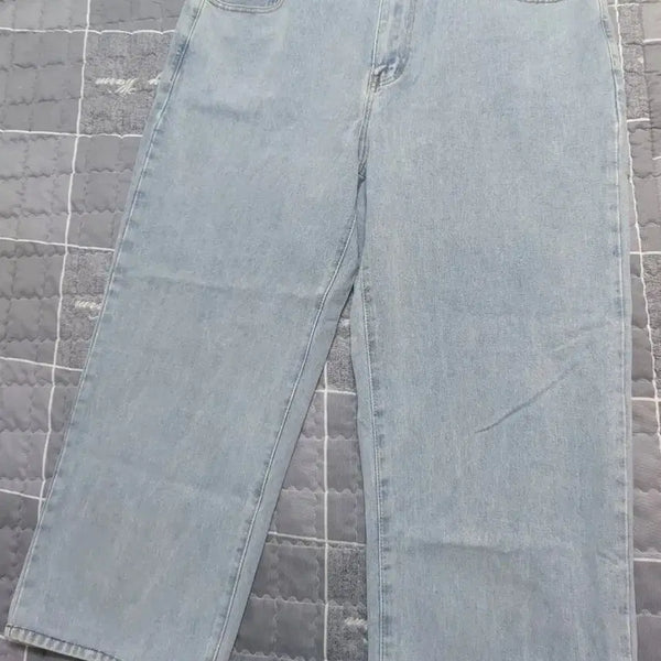 [BUNJANG] Light Wash Balloon Wide Denim Pants XXL (36-inch) / 연청 벌룬 와이드 데님 팬츠 XXL (36인치) 새상품