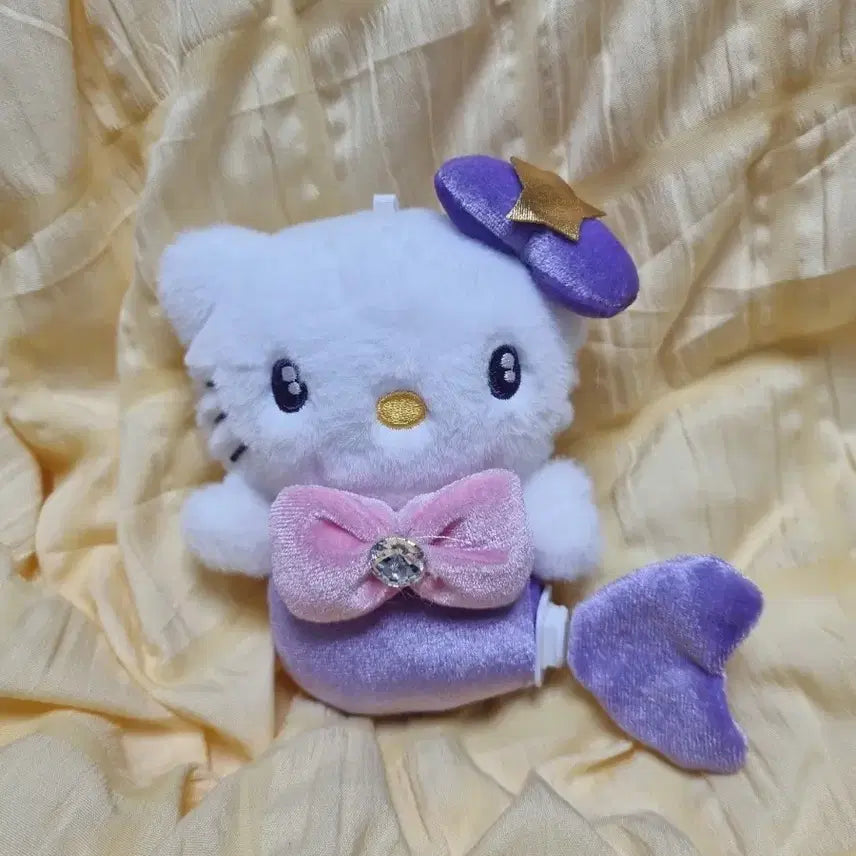[BUNJANG] Hello Kitty Mermaid Doll Keychain with Moving Tail / 꼬리가 움직이는 키티 인어 인형키링