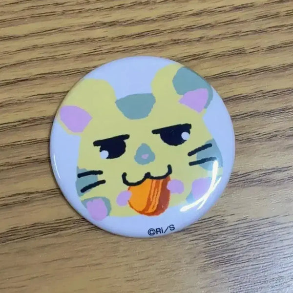 [BUNJANG] Hamtaro Yammi Badge (Vintage) / 고전 빈티지 방가방가 햄토리 얌얌이 뱃지