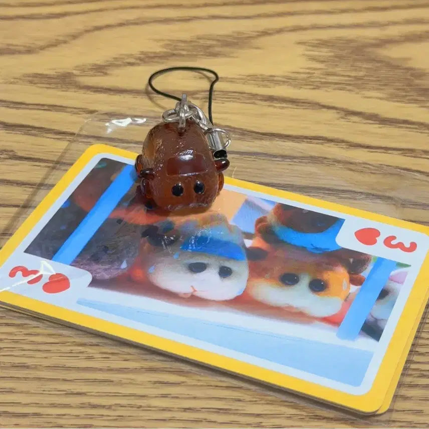 [BUNJANG] Vintage PuiPui Molcar Choco Figure Gacha Keychain / 고전 빈티지 뿌이뿌이 모루카 초코 피규어 가챠 키링