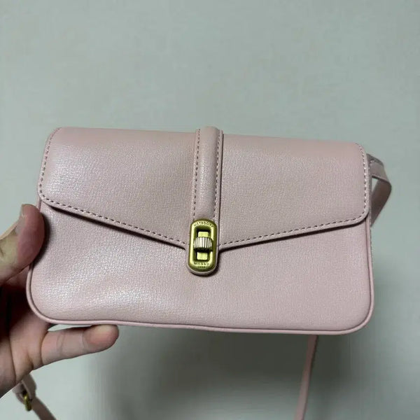 [BUNJANG] Mini Crossbody Bag Pink / 미니 크로스백 핑크