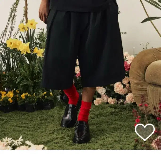 [BUNJANG] Bermuda 4-Pleat Slacks / [새상품]버뮤다 4턱 슬랙스