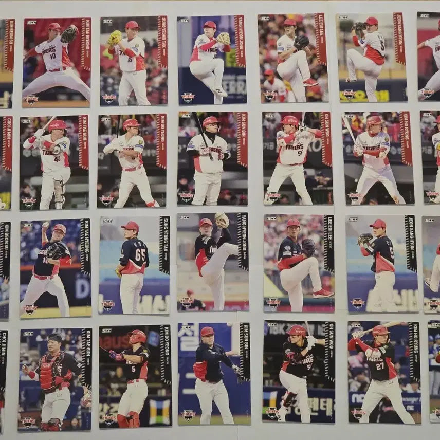 [BUNJANG] Kia Tigers KBO Normal Home/Away Full Set / kbo 카드 기아타이거즈 노멀 홈/어웨이 풀셋(풀세트)