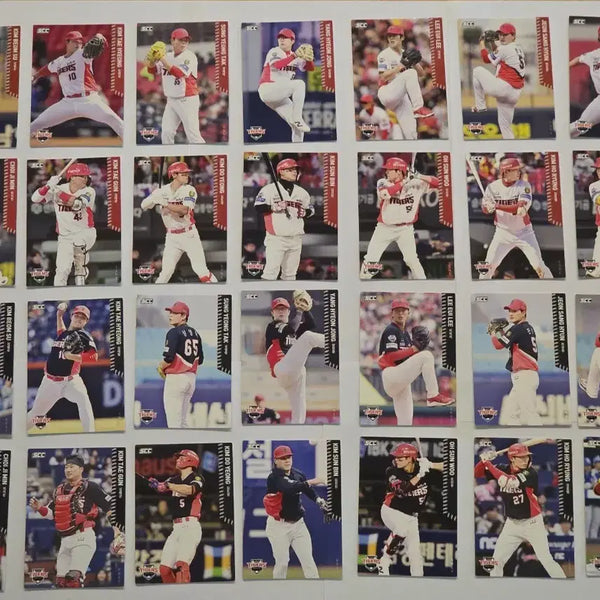 [BUNJANG] Kia Tigers KBO Normal Home/Away Full Set / kbo 카드 기아타이거즈 노멀 홈/어웨이 풀셋(풀세트)