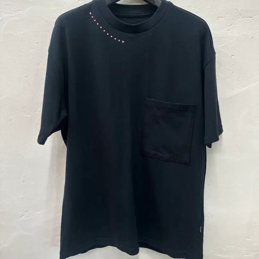 [BUNJANG] Converse Unisex Black Oversized Short Sleeve T-Shirt XS / 컨버스 공용 티셔츠 블랙/오버핏/반팔 XS