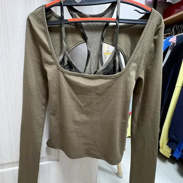 [BUNJANG] Camo Layered T-Shirt / 카모 레이어드 티셔츠(피팅만)
