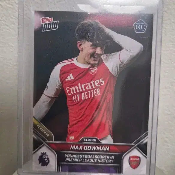 [BUNJANG] Topps Now Max Dowman Premier League Youngest Goalscorer Commemorative Card / ToppsNow 맥스 다우먼. 프리미어리그 최연소 득점 기념