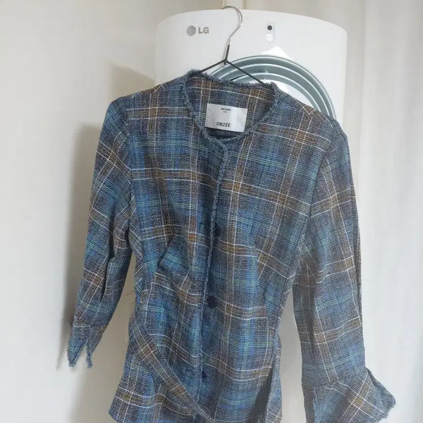 [BUNJANG] Objet Jacket Tartan Check Pattern Size 44 / 오브제자켓44