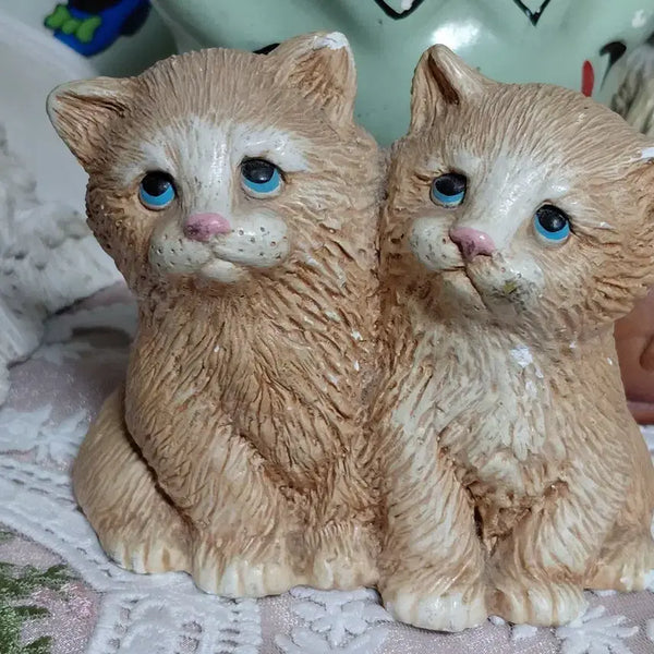 [BUNJANG] Vintage British Twin Cat Figurine / 컨디션할인Vintage)영국 빈티지 고양이 장식 인형