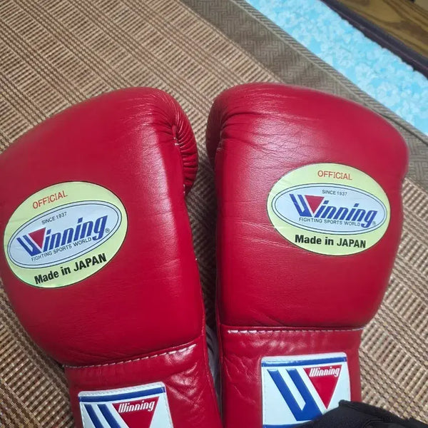[BUNJANG] Winning Official Red 10oz Boxing Gloves / 복싱 위닝 글러브 오피셜 레드 10온스