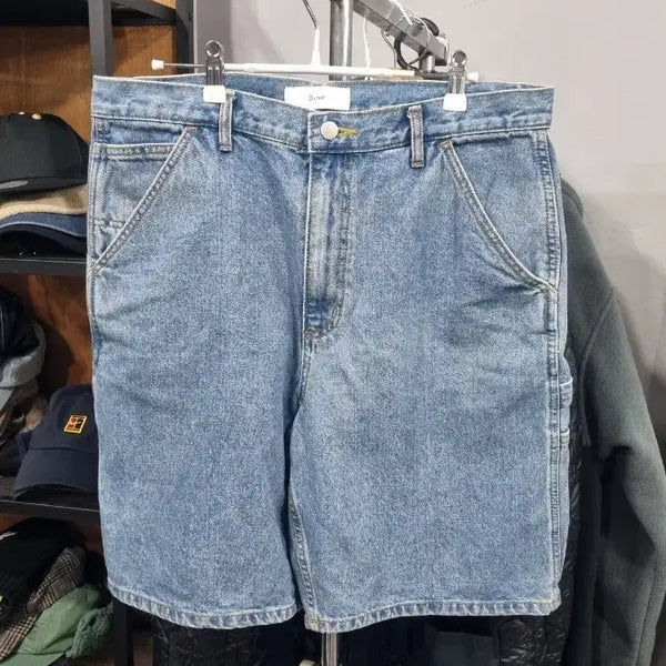 [BUNJANG] Dunst Carpenter Denim Half Pants (34) / 카펜터 데님 하프팬츠 (던스트제품) 34사이즈