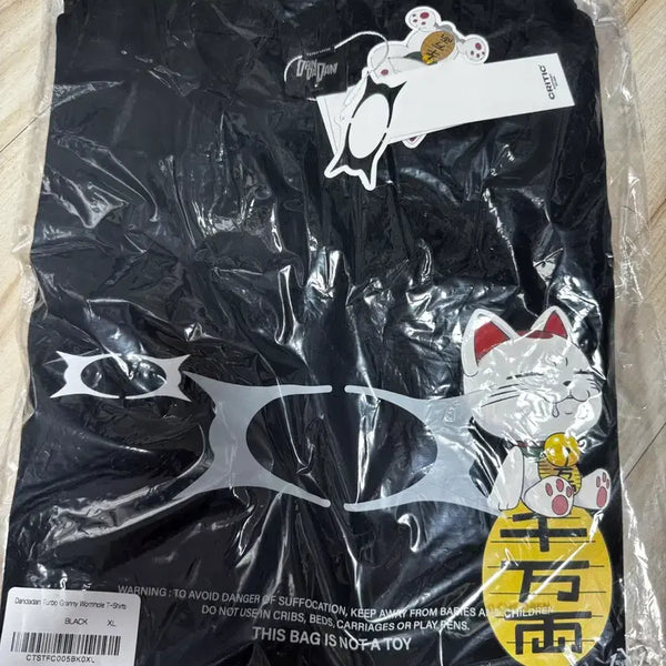 [BUNJANG] CRITIC Dandadan Turbohalm Short Sleeve T-Shirt Black (Sealed) / CRITIC 단다단 터보할멈 반팔티 블랙 (미개봉)