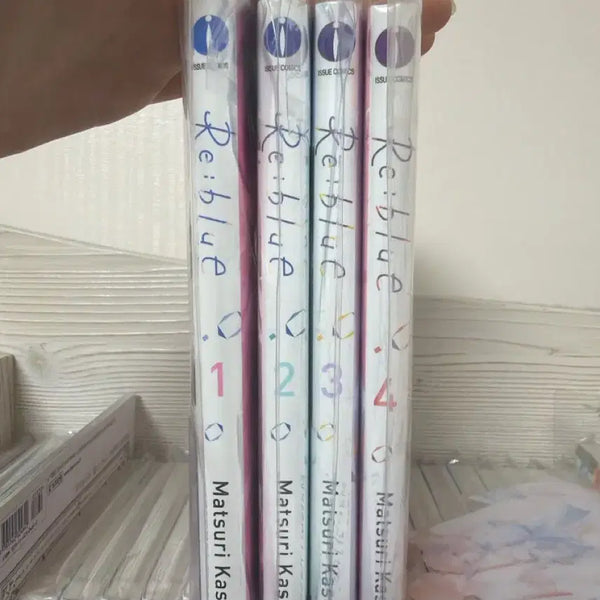 [BUNJANG] Re:BLUE Photocards Bundle Set / 리블루 1-4 + 굿즈 띠지