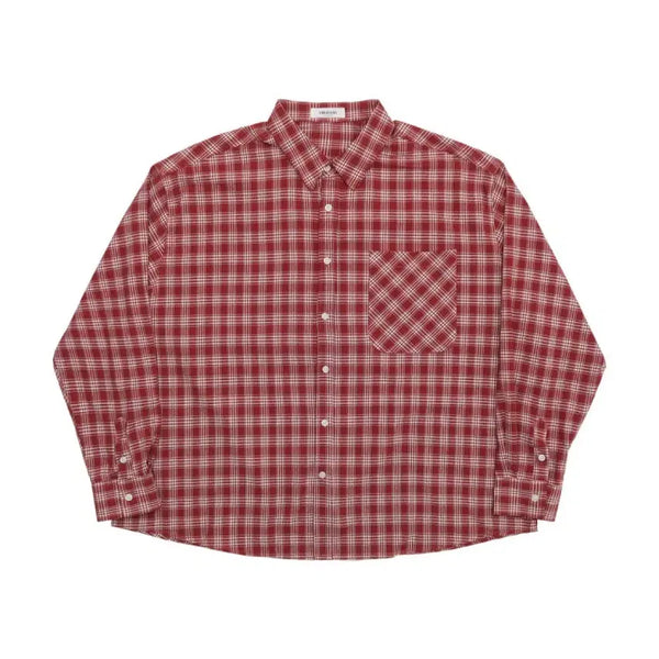 [BUNJANG] CRESCENT Plaid Shirt / CRESCENT 체크 남방 셔츠 (새상품)