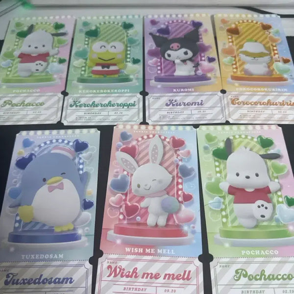 [BUNJANG] Sanrio Characters Ticket Set (7 Types) / 산리오 캐릭터 티켓 7종세트