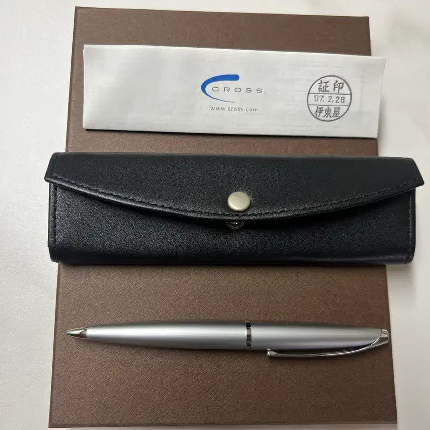 [BUNJANG] CROSS ATX Matte Chrome 0.5mm Mechanical Pencil / [새상품] 크로스(CROSS) ATX 매트 크롬 0.5mm 샤프