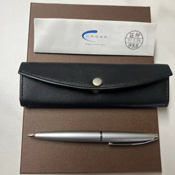 [BUNJANG] CROSS ATX Matte Chrome 0.5mm Mechanical Pencil / [새상품] 크로스(CROSS) ATX 매트 크롬 0.5mm 샤프