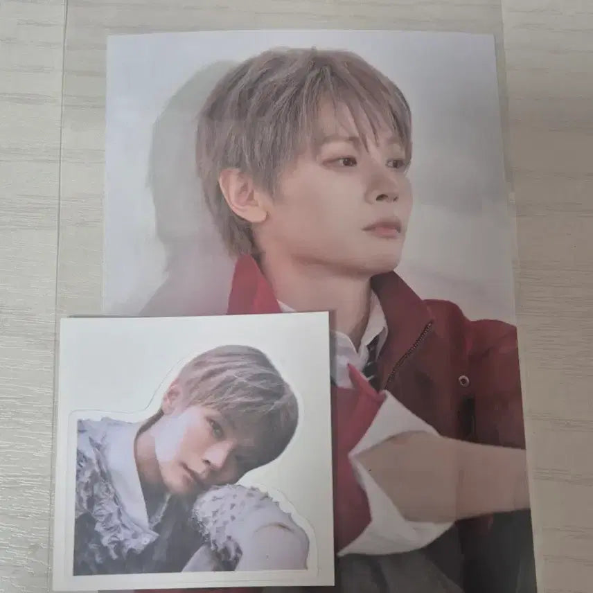[BUNJANG] Lucy Yechan Who'sfan Cafe Postcard & Sticker Bundle Set / 루시 예찬 후즈팬 카페 엽서, 스티커 일괄