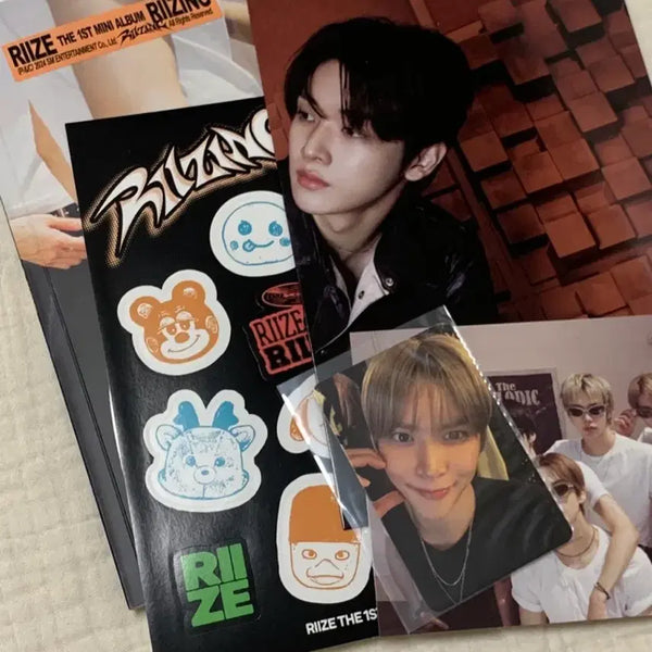 [BUNJANG] RIIZE 'Boom Boom Bass' Unsealed Album with Photocards (Eunseok, Sungchan) / 라이즈 붐붐베 단순개봉 앨범/포카 포함(은석, 성찬)