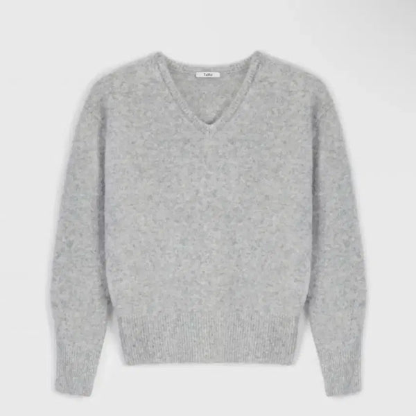 [BUNJANG] Thaire Mohair V-Neck Knit / 타일레 모헤어 브이넥 니트