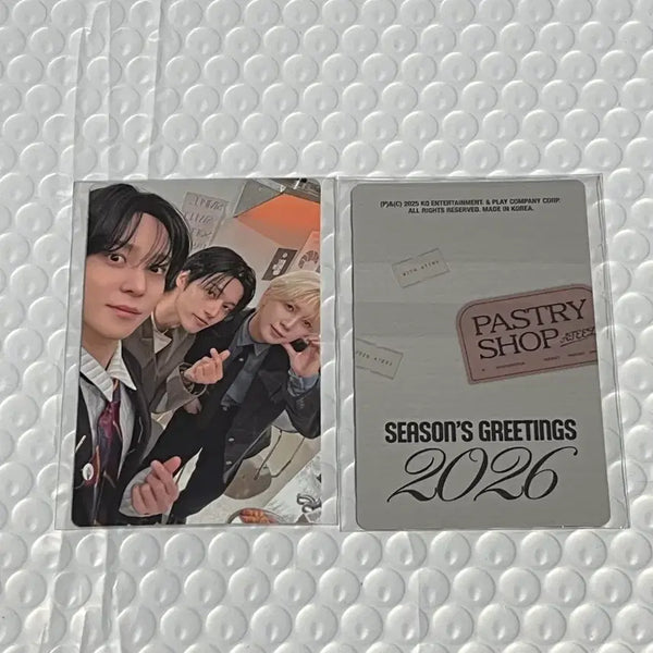 [BUNJANG] ATEEZ 2026 Season's Greetings Aladdin Photocard / 에이티즈 2026 시즌그리팅 알라딘 포토카드