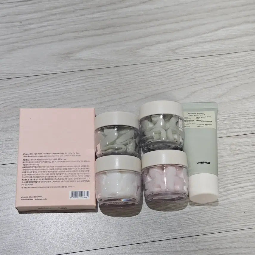 [BUNJANG] Whipped Vegan Pack Cleanser + Pack Scrub Set (Sealed) / (미개봉) 휩드 비건 팩클렌저 + 팩스크럽