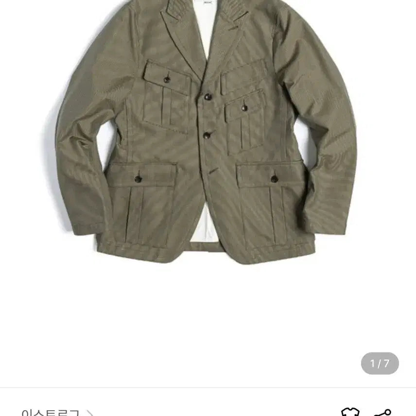 [BUNJANG] Eastlog Gunclub Check Jacket M / 이스트로그 건클럽 체크 자켓 M