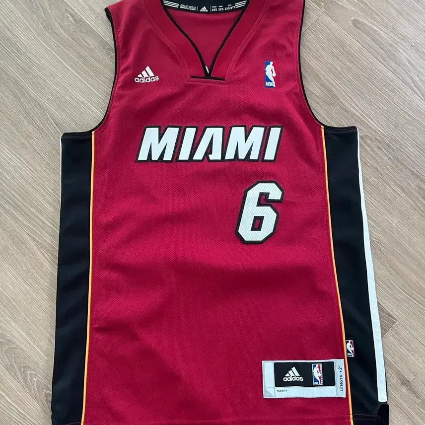 [BUNJANG] Adidas LeBron James Miami Heat Jersey 2XS / 아디다스 마이애미 르브론 제임스