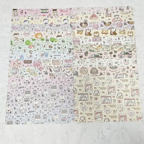[BUNJANG] Wrapping Paper Mix - Bori Pattern / [랩믹] 포용 보리 패턴 랩핑지 믹스