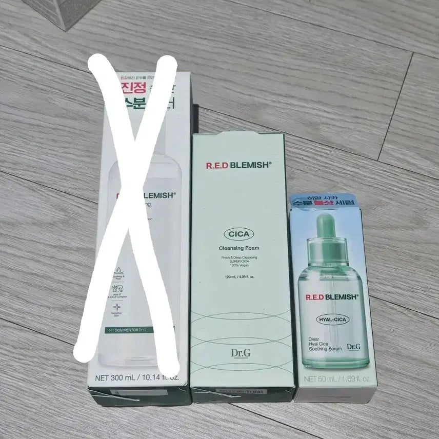 [BUNJANG] Dr.G Red Blemish Hydration Foam / Serum (Sealed) / (미개봉) 닥터지 레드블레미쉬 수분폼/세럼