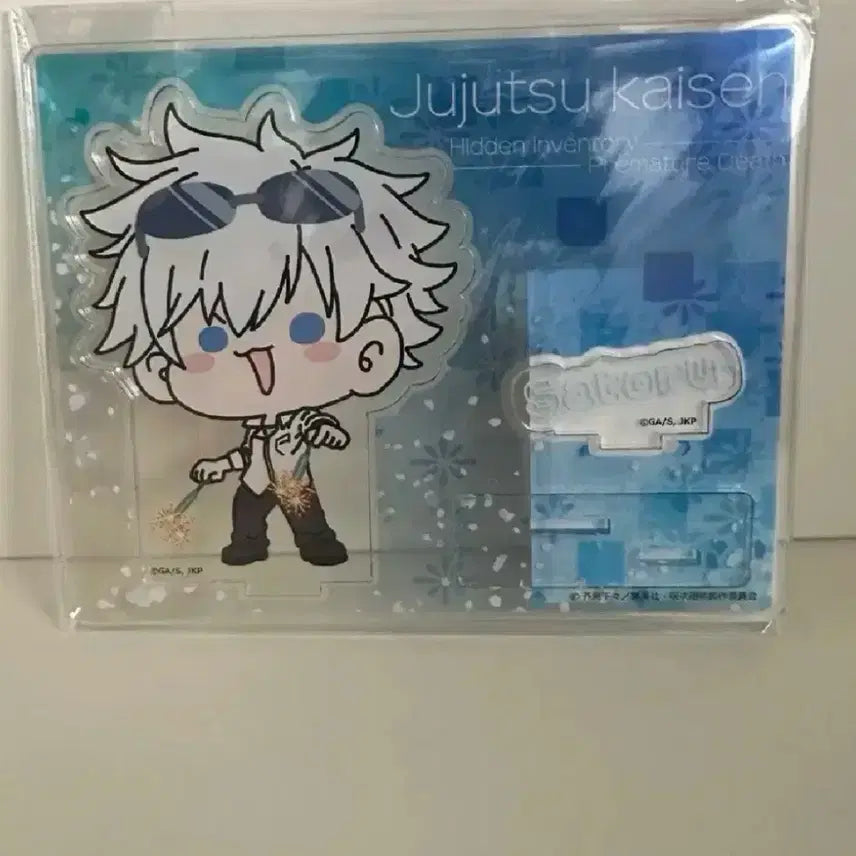[BUNJANG] Jujutsu Kaisen OIOI Fireworks Mochocho Acrylic Stand Gojo / [판매] 주술회전 OIOI 불꽃놀이 모초초 sd아크릴 스탠드 고죠