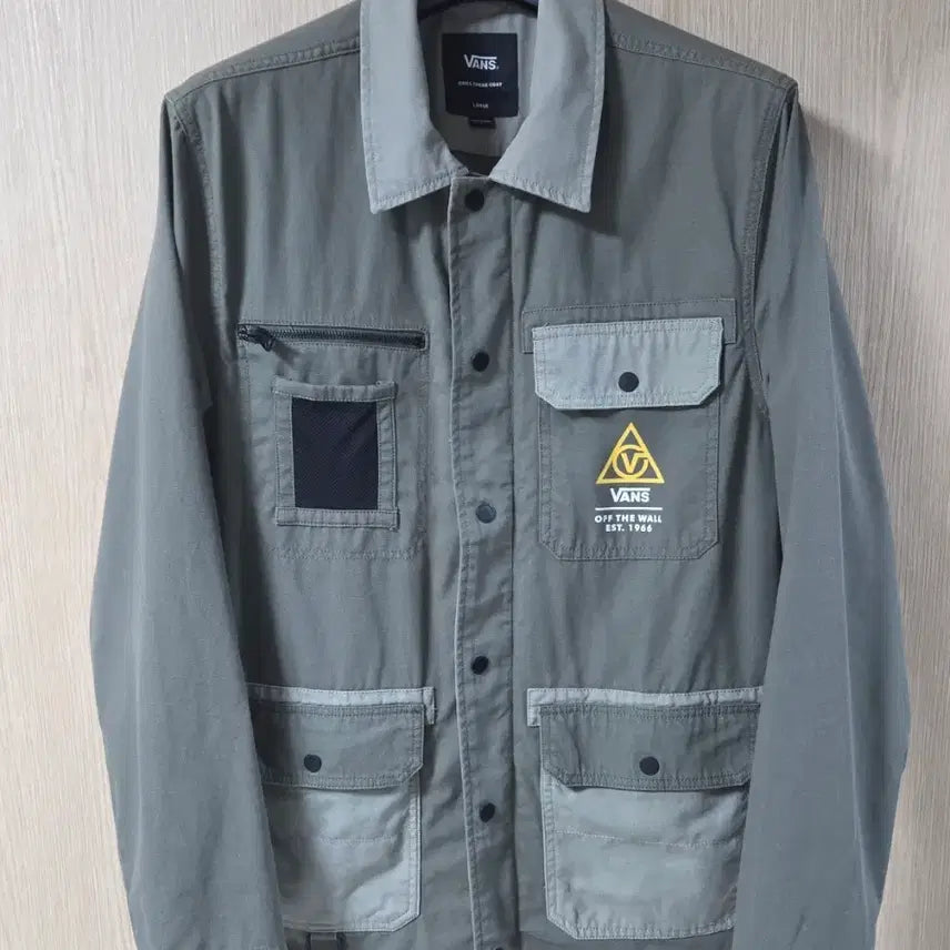 [BUNJANG] Vans Drill Chore Jacket Olive / (착샷) 반스 드릴 초어 워크 자켓 올리브 vans