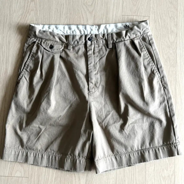 [BUNJANG] Polo Ralph Lauren Pleated Shorts Beige Size 34 / [폴로 랄프로렌] 플리츠 쇼츠 베이지 34 사이즈