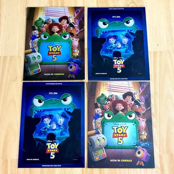 [BUNJANG] Toy Story 5 Art Card (No. 302) Sealed Lotte Cinema Exclusive / 토이스토리5 아트카드(NO.302) 미개봉 롯데시네마영화특전 우디버즈제시